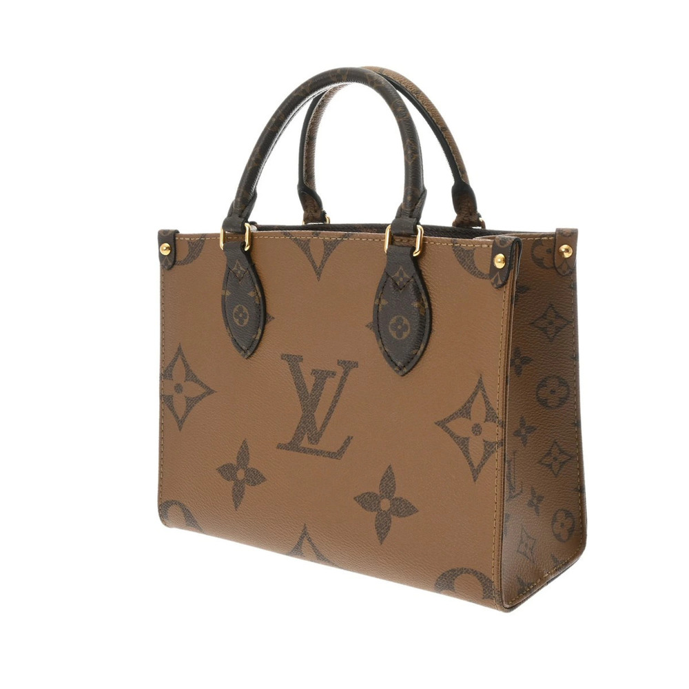 Louis Vuitton Handbag OnTheGo Reverse Monogram Canvas Brown